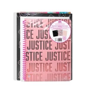 Justice Binder Bundle 1 Binder,Notebook, Paper Pocket Folder